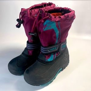 Kamik Kids Waterproof Winter Boots, kids size 13
